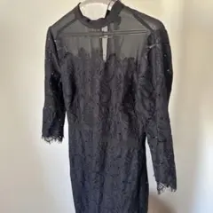 バナナリパブリック 刺繍レースワンピース　結婚式ドレス