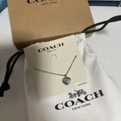 COACH ハートネックレス