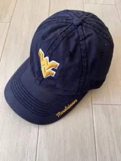 s*i様 WVU刺繍キャップ ネイビー Mountaineers