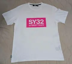 SY32 by SWEET YEARS ボックスロゴ 半袖Tシャツ