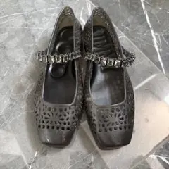 美品》JIMMY CHOO THE JELLY バレリーナ フラット 38 - メルカリ