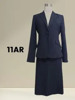 スーツ３点セット【11AR】ブラック ストライプ レトロ