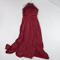 ASOS エイソス ホルターネック マキシワンピース ミニ✕マキシ S