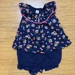 baby GAP 花柄ロンパース 12-18ヶ月