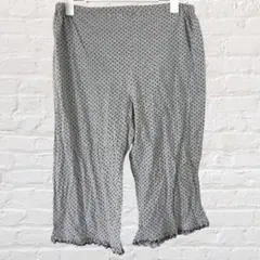 ルームウェア ハーフ パンツ メロウフリル ウエストゴム ドット柄 パジャマ