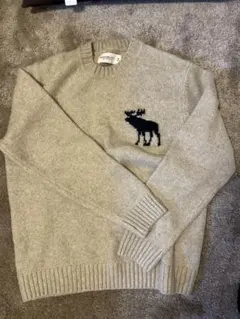 Abercrombie & Fitch 鹿刺繍セーター Mサイズ