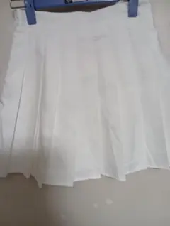 ホワイト プリーツスカート Mサイズ