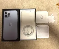 iPhone13 Pro Max 128GB SierraBlue 空箱と付属品