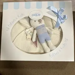 gelato pique クリーム色ウサギブランケット F