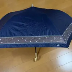【未使用】Kitamura 日傘 ネイビー 星柄 縁取りのサムネイル