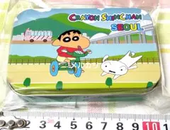 【韓国限定】クレヨンしんちゃん　ブリキ缶　ソウル