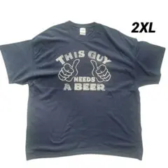 【激レア】00s THIS GUY NEEDS A BEER ビール Tシャツのサムネイル
