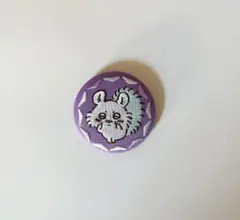 ちいかわ　モモンガ　刺繍缶バッジ