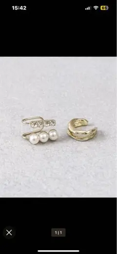 ゴールド イヤーカフセット 2点