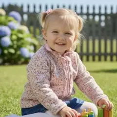 【良品】GAPピンク 花柄パーカー フリル 裏起毛 保育園 幼稚園 お出かけ