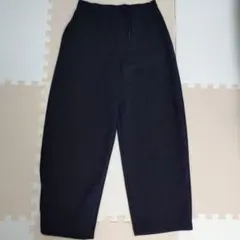 ユニクロ UNIQLO 男女兼用 スウェットワイドパンツ 黒 ブラック M