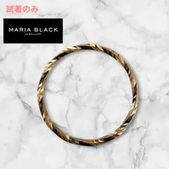 試着のみ✨️ MARIA BLACK リヴ リング 3号 14Kイエローゴールド