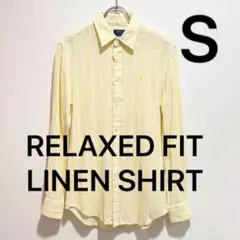 POLO RALPH LAUREN リネンシャツ RELAXED FIT S