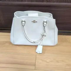 COACH ホワイト ハンドバッグ