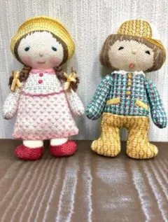 ハンドメイド✩ペア人形✩戸塚刺繍✩インテリア