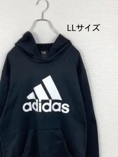 adidas アディダス エッセンシャルズロゴ プルオーバーパーカー LLサイズ