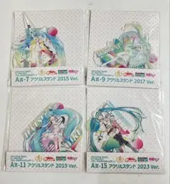 初音ミクGT PROJECT15th ANNIVERSARY A賞アクスタ4点