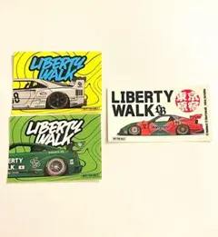 LIBERTY WALK リバティーウォーク ステッカー 京都限定 3セット - メルカリ
