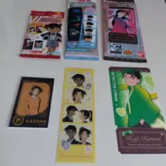 名探偵コナン　3点セット　フォトカード　服部平次　遠山和葉