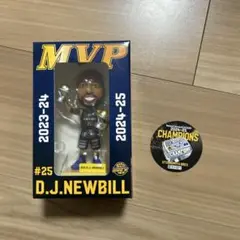 D.J・ニュービル　バブルヘッド　宇都宮BREX チャンピオンシールセット