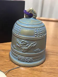 【記念品】南部鉄器 ミニ梵鐘 鐘楼門建立記念 鐘型ベル