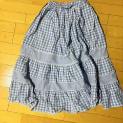 merry Jenny 水色　ギンガムチェック