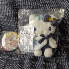 ハッピーくじ サンリオ ハローキティ B賞 ぬいぐるみチャームおまけ付き