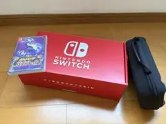 【中古】Nintendo Switch 本体 ポケモンソフト&収納ケースセット