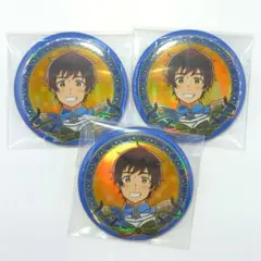 ヘタリア ロマーノ アモカフェ Snow Prince オーロラ缶バッジ 3点
