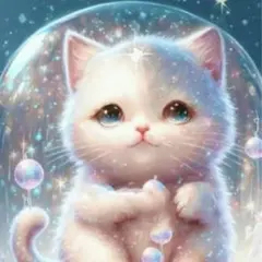 No.17 ダイヤモンドアートキット　猫