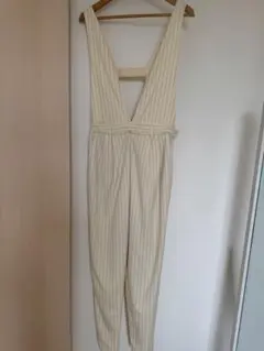 ストライプ オーバーオール