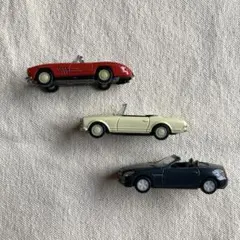 非売品 3台 ベンツ ミニカー ダイキャストオープンカー おもちゃ コレクションのサムネイル