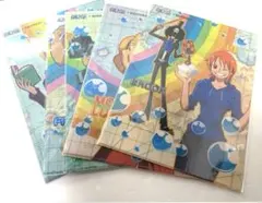 ワンピースサントリーコラボ　クリアファイル　5枚組　非売品　レア