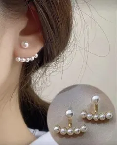 パール ゴールド ピアス結婚式　入学式　卒業式