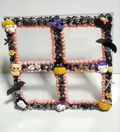 ４分割缶バッジケース　ホイップデコ　8×8サイズ　ハロウィン