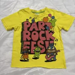 PARTY PARTY 半袖Tシャツ イエロー 110cmのサムネイル