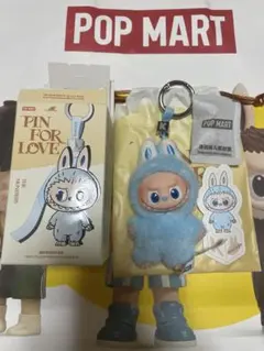 POP MART PIN FOR LOVE ラブブ ぬいぐるみ イニシャル【K】