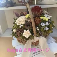 kaya‎‧✧̣̇‧⑬様専用ページ ネイティブフラワーの花籠