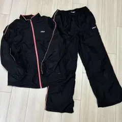 FILA ブラックジャージ上下セット　レディース