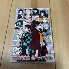 鬼滅の刃 22巻同梱版 缶バッジセット