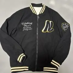 刺繍入り　裏起毛　スタジアムジャンパー　24