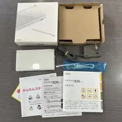 【箱・説明書付】ニンテンドーDS Lite ホワイト 動作確認済 液晶表示薄め