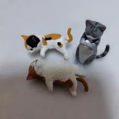 猫フィギュアセット 3匹