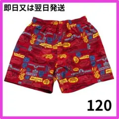 【記名あり】男の子　水着　120 カーズ 海　プール　水泳　ハーフパンツ