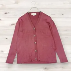 GIANNI LO GIUDICE シルクカーディガン ピンク 34 上品のサムネイル